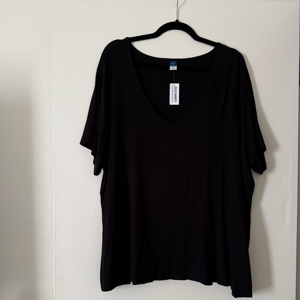 Old Navy Charcoal V-Neck Tee XXL